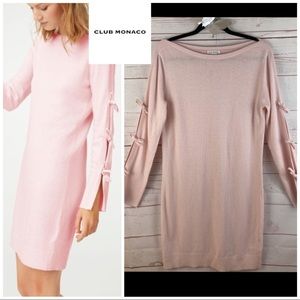 Club Monaco Tie Detail Sweater Dress